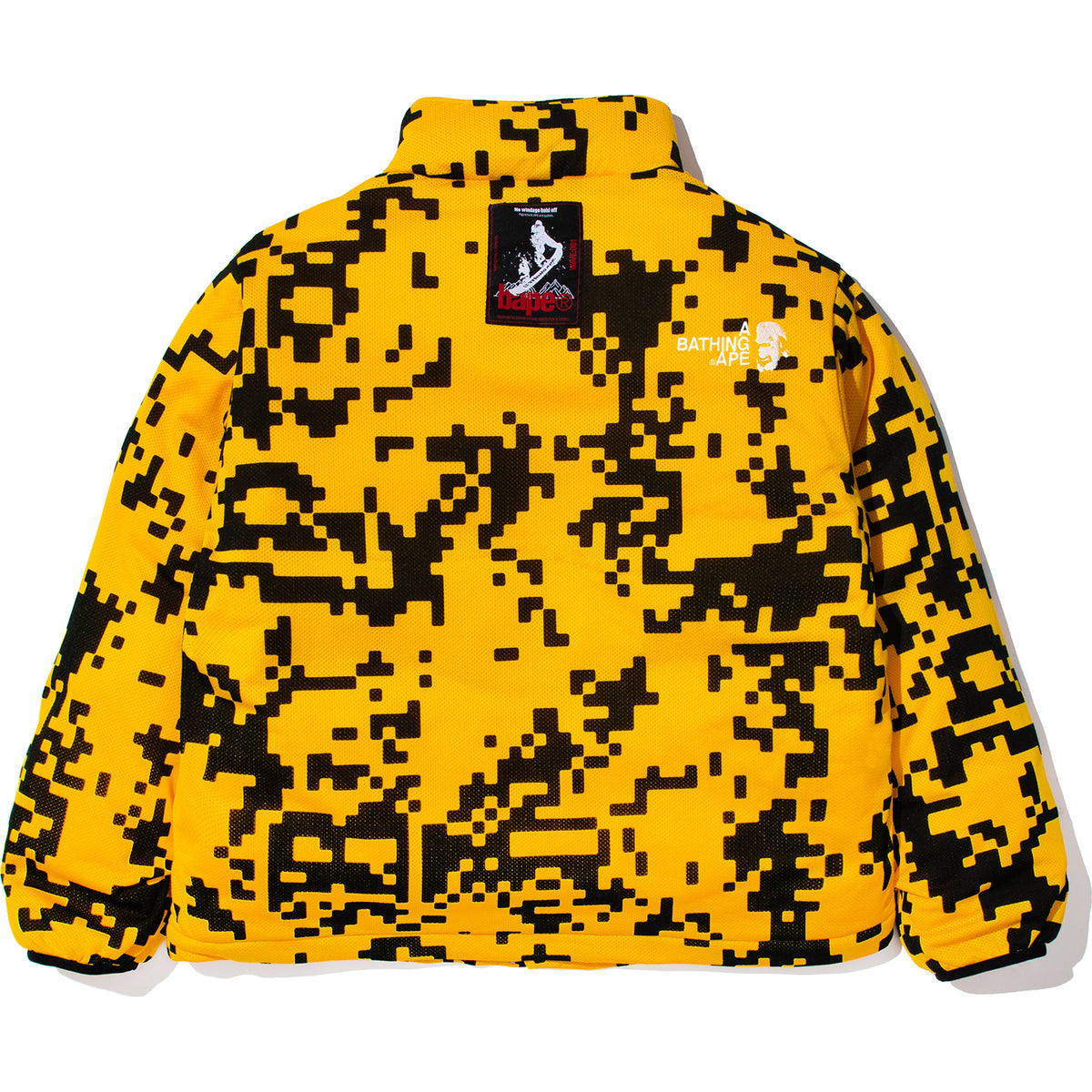 BAPE BY KAZUKI KURAISHI UAP CAMO REVERSIBLE DOWN JACKET MENS