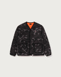 COLOR CAMO STA QUILTING REVERSIBLE LIGHT DOWN JACKET MENS