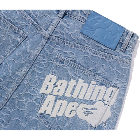 LINE CAMO DENIM PANTS MENS