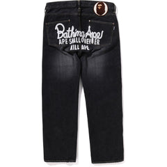 BAPE CHAMPION DENIM PANTS MENS | us.bape.com