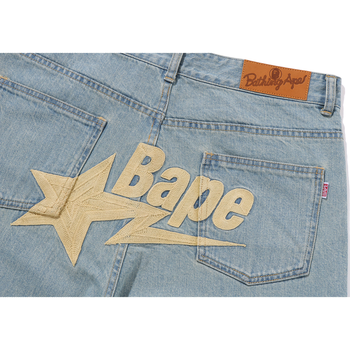 Baggy jeans bape Clearance