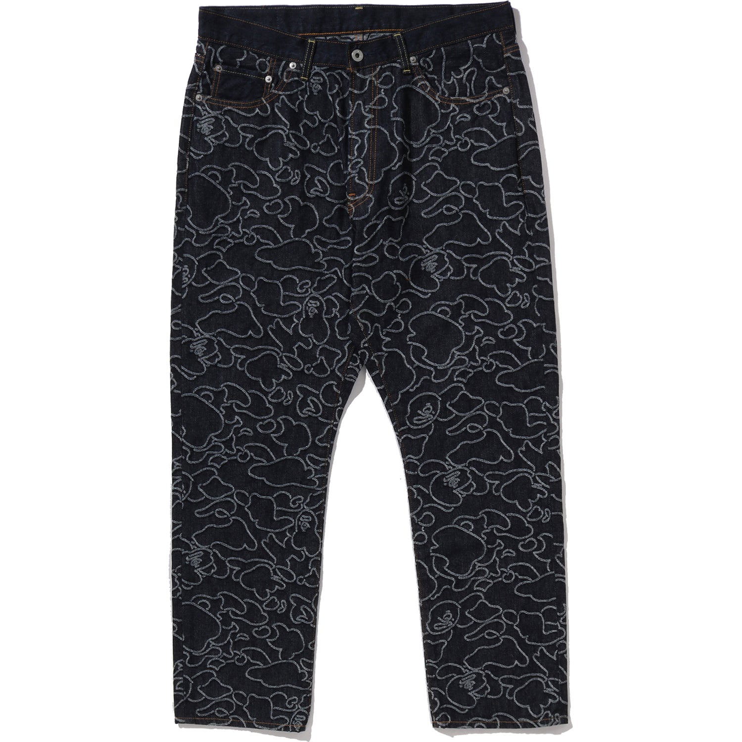BAPE X OVO NEON 1ST CAMO JACQUARD DENIM PANTS MENS – us.bape.com