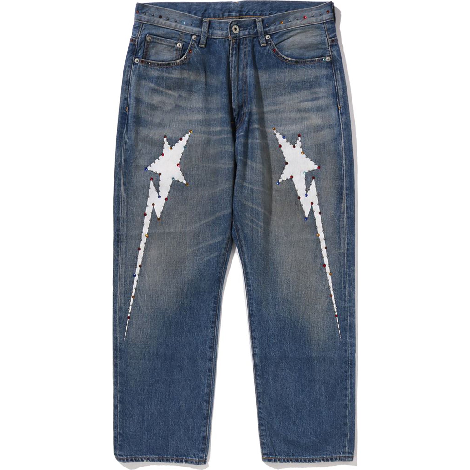 BAPE Mens Color Stone 13oz Denim Pants Jeans FW 2025 – us.bape.com