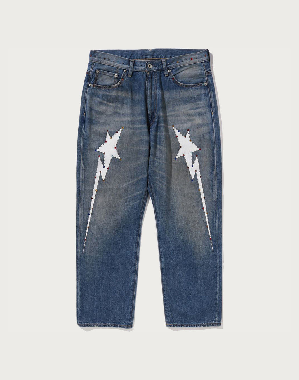 COLOR STONE 13 OZ DENIM PANTS MENS