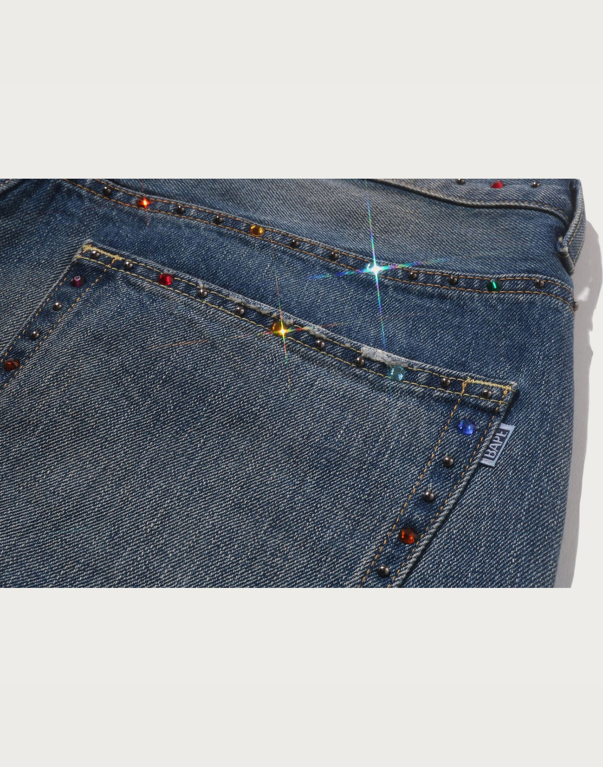 COLOR STONE 13 OZ DENIM PANTS MENS