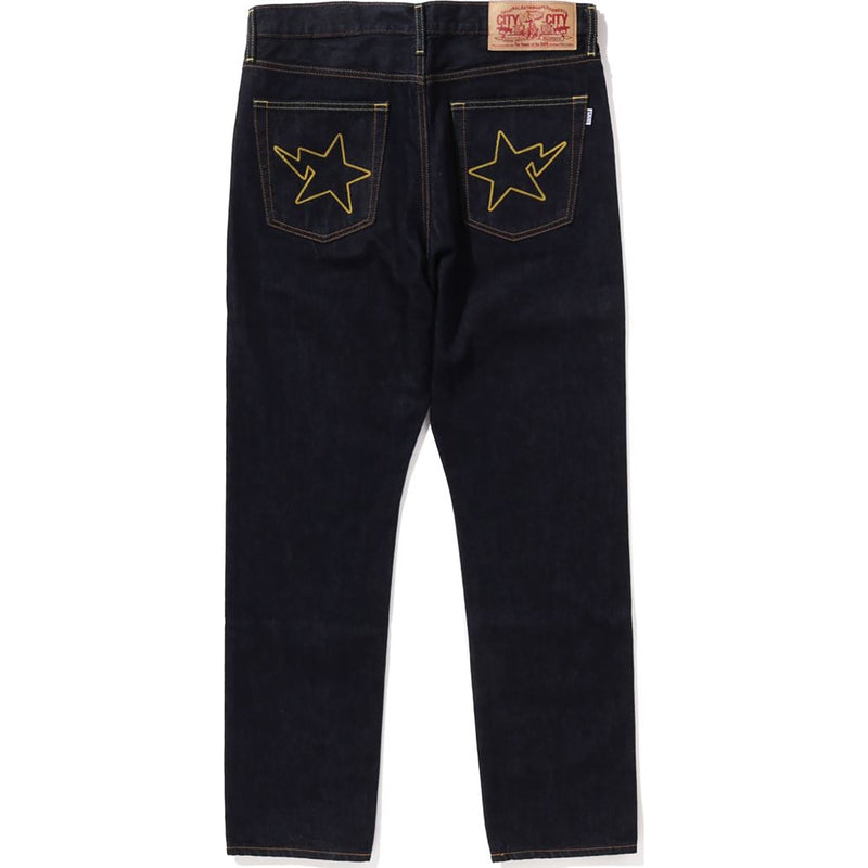 STA REGULAR FIT 13 OZ DENIM PANTS MENS