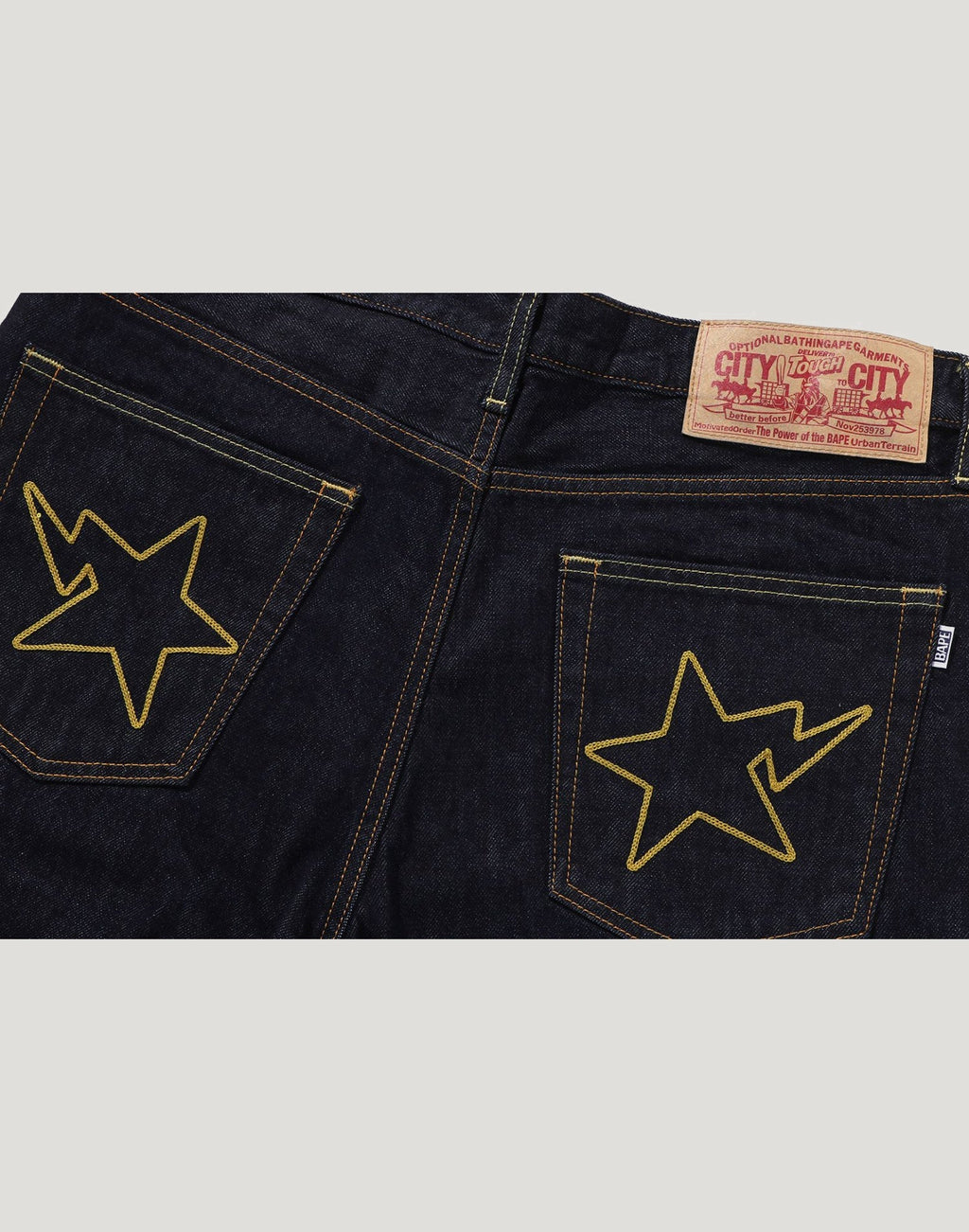 STA REGULAR FIT 13 OZ DENIM PANTS MENS