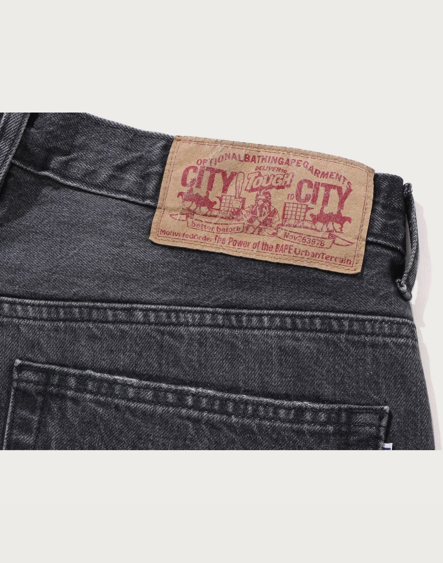 SHARK LOOSE FIT 13 OZ DENIM PANTS MENS