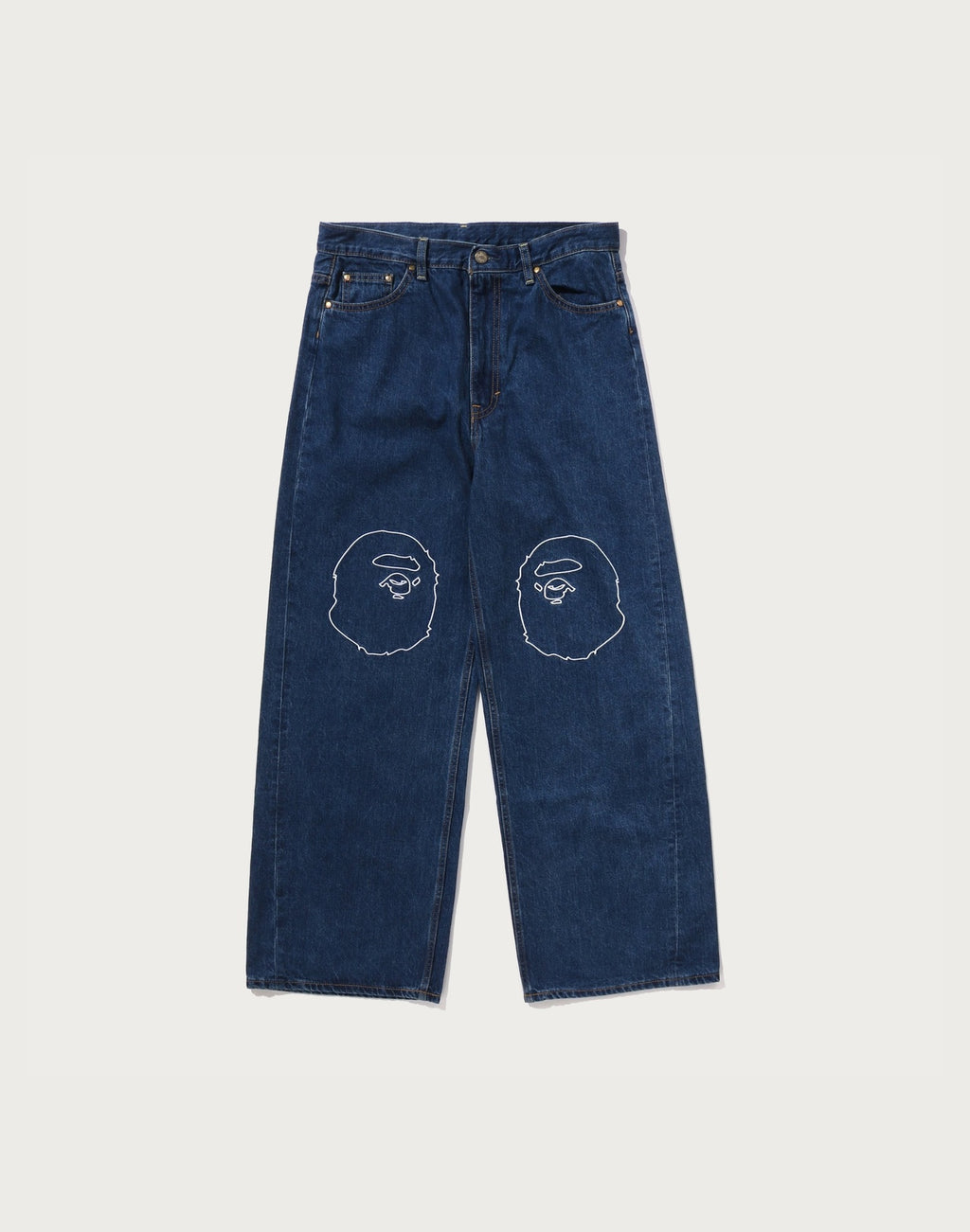 APE HEAD 12 OZ DENIM PANTS LADIES