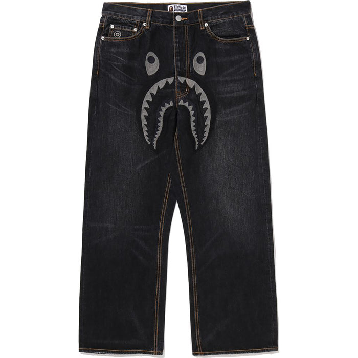 SHARK RELAXED FIT DENIM PANTS MENS