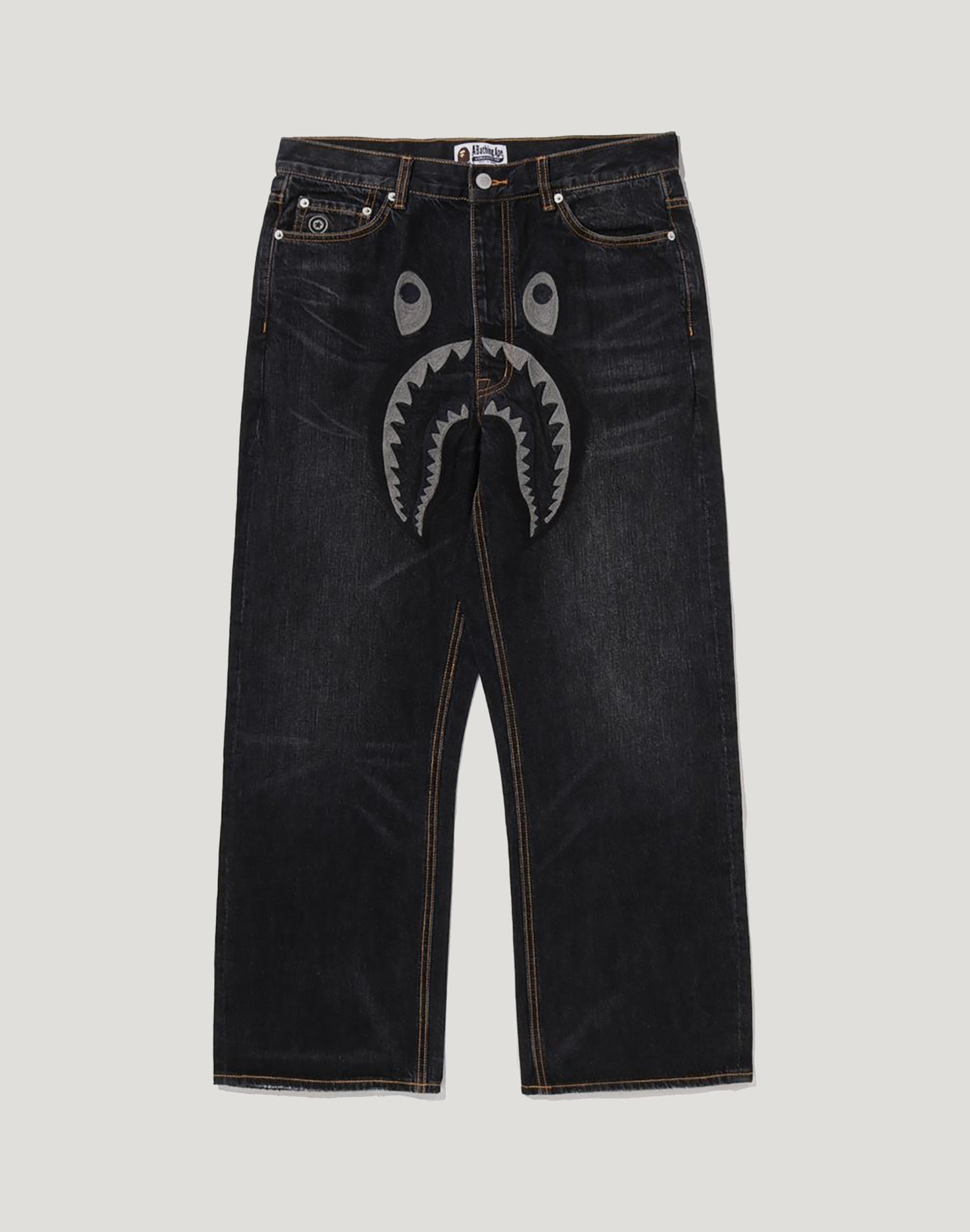 SHARK RELAXED FIT DENIM PANTS MENS