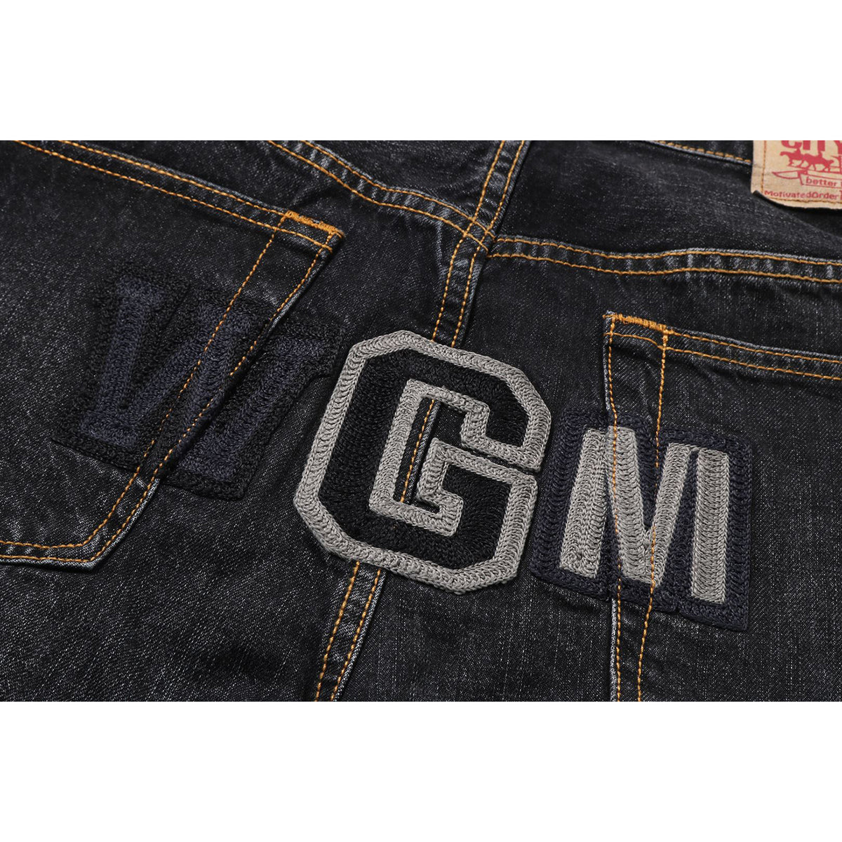 SHARK RELAXED FIT DENIM PANTS MENS