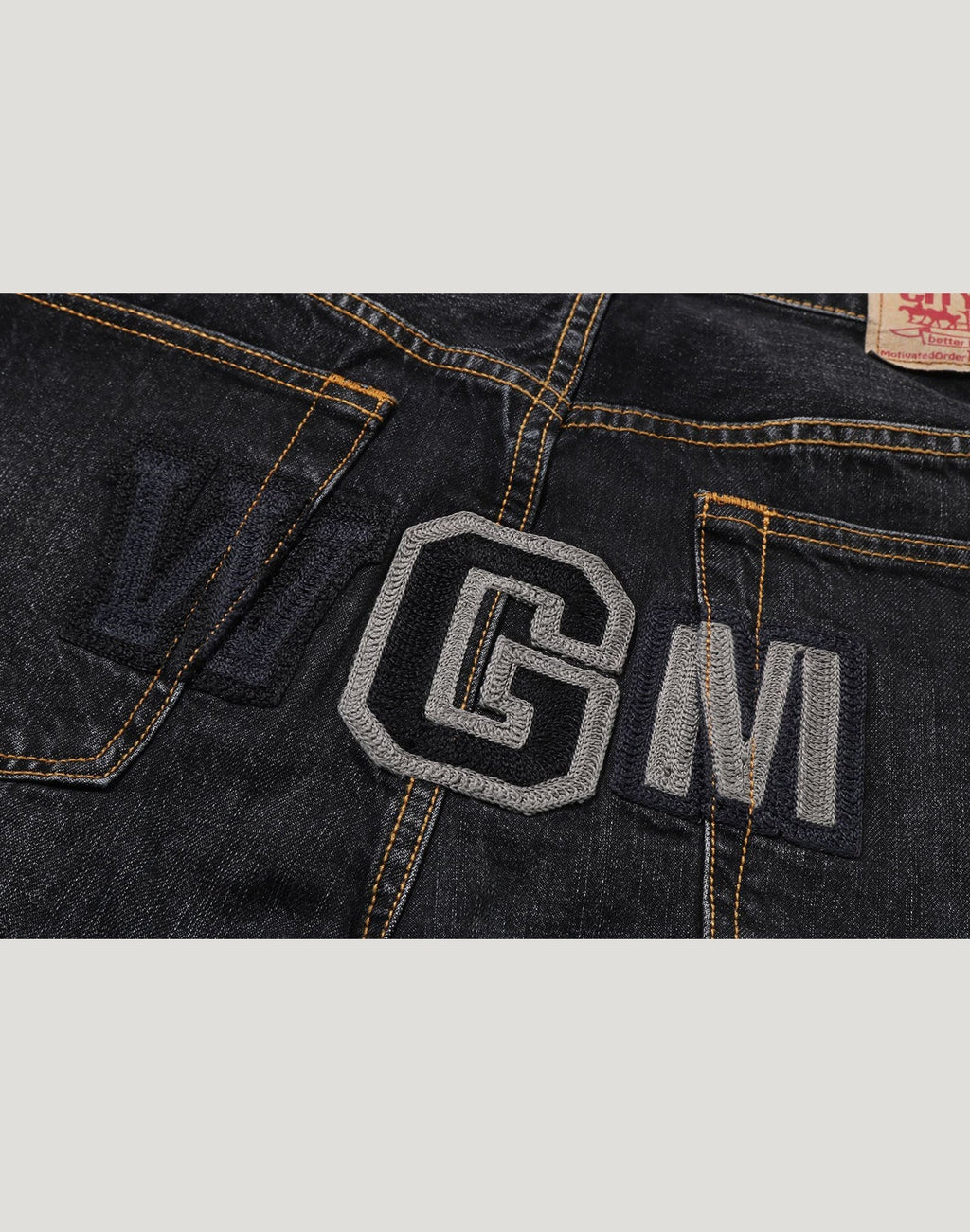 SHARK RELAXED FIT DENIM PANTS MENS