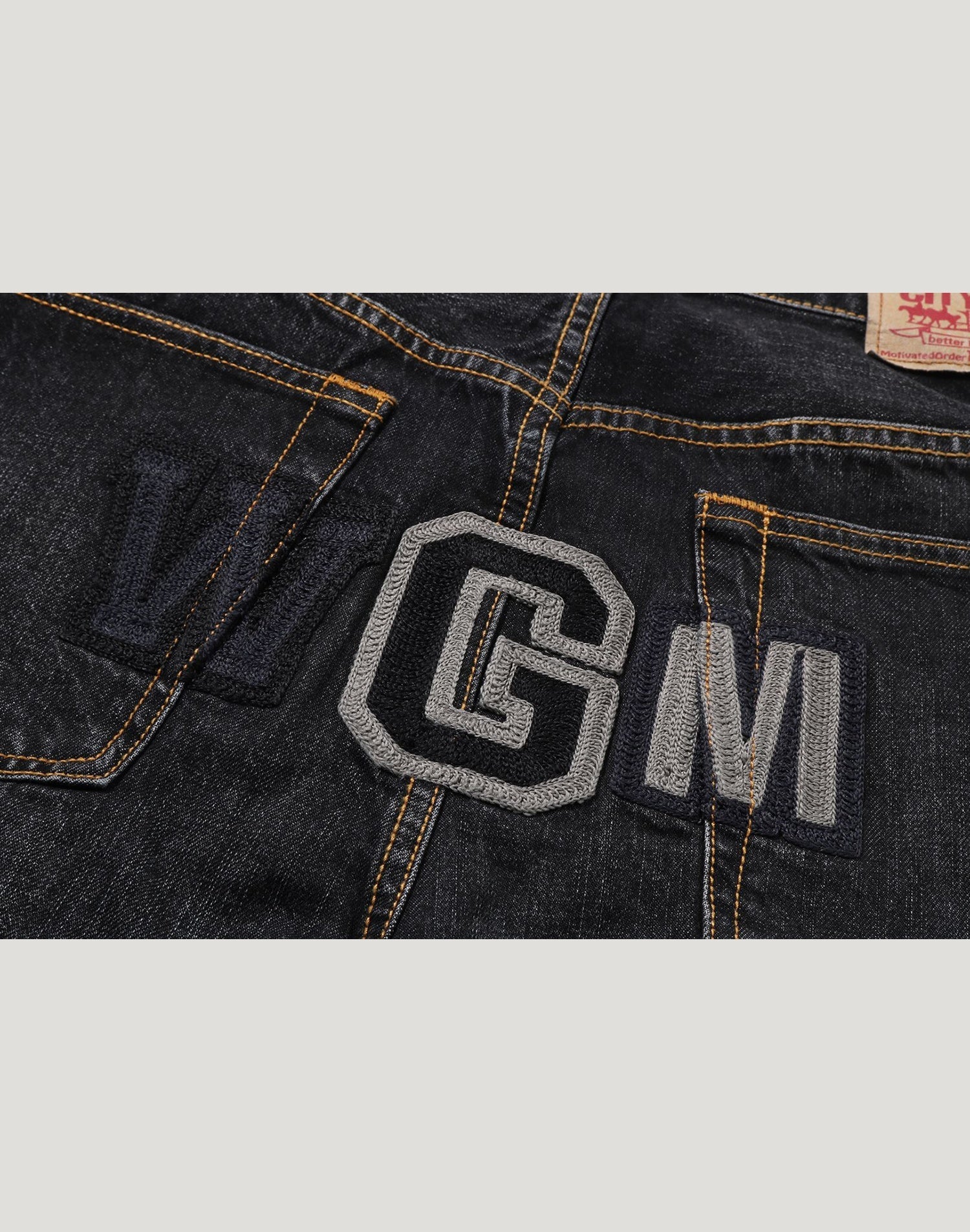 SHARK RELAXED FIT DENIM PANTS MENS
