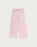 CRYSTAL STONE BAPE STA LOGO BAGGY DENIM PANTS LADIES
