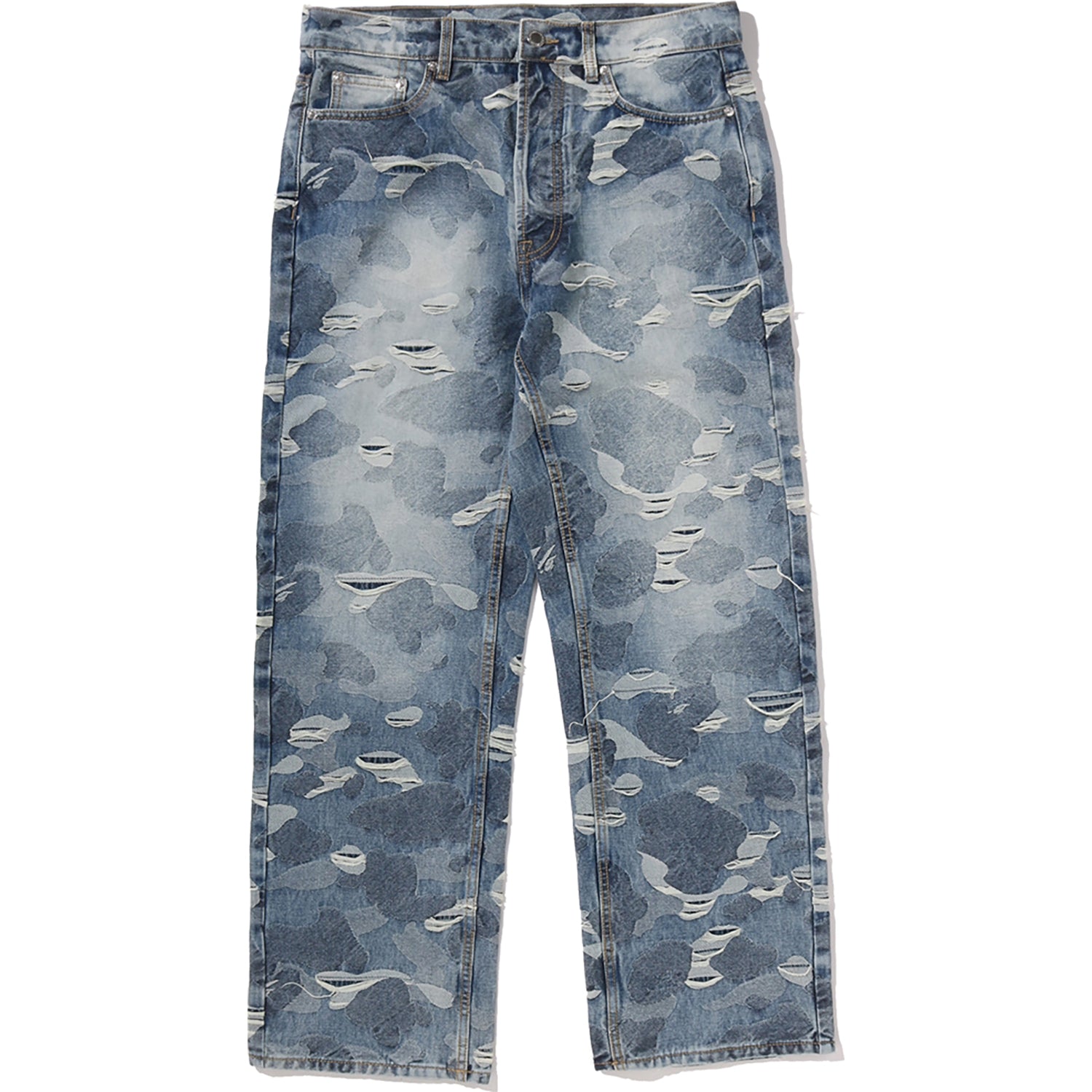 SOLID CAMO JACQUARD DENIM PANTS MENS – us.bape.com