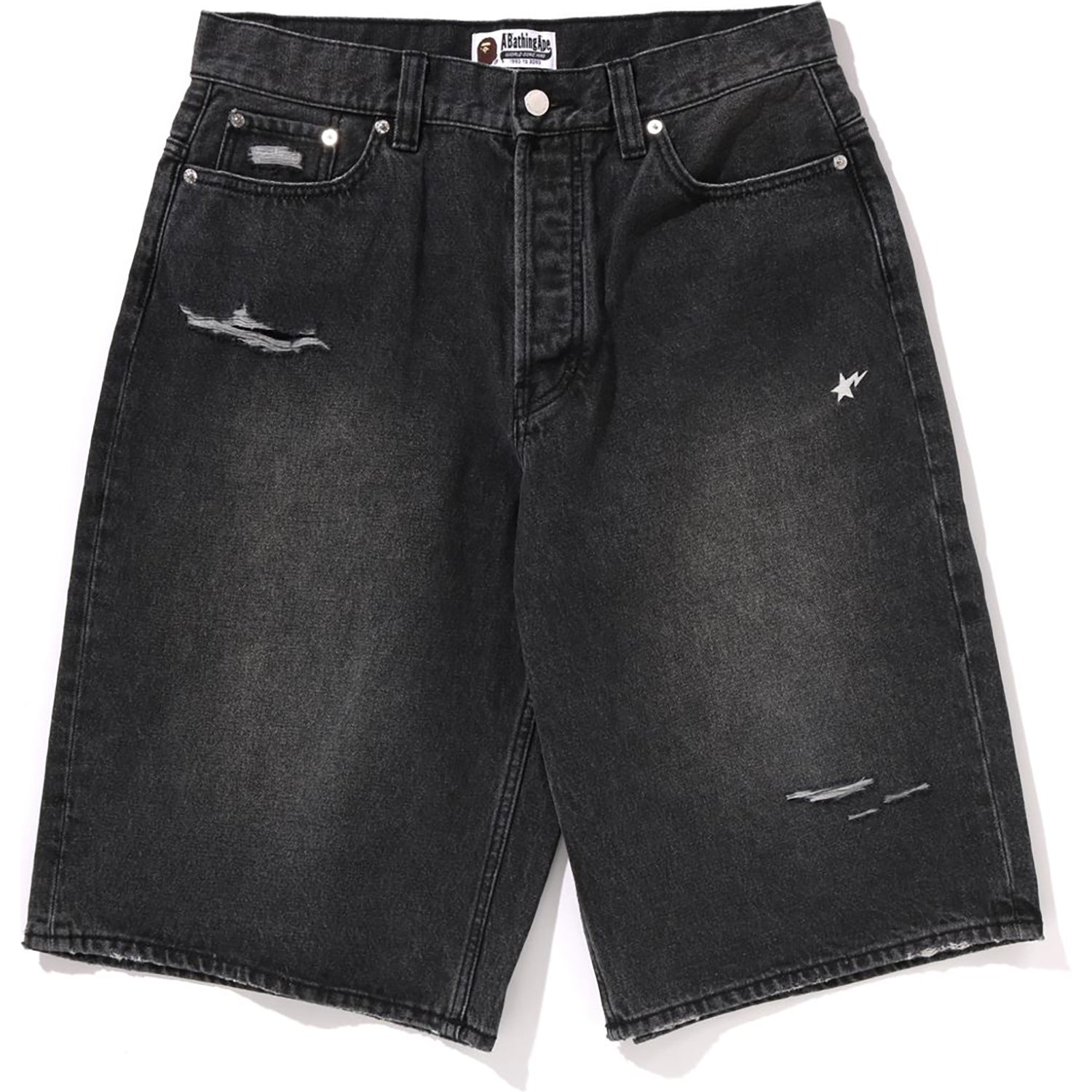 パンツ a bathing ape BAPE sta Denim Shorts XL STA RELAXED FIT DENIM SHORTS MENS – us.bape.com