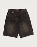 BAPE STA PATCH 13 OZ RELAXED FIT DENIM SHORTS M