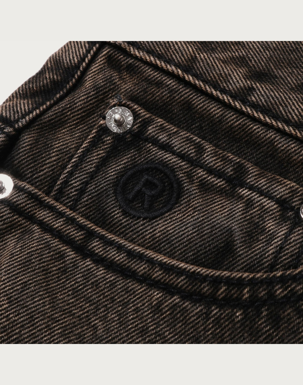 BAPE STA PATCH 13 OZ RELAXED FIT DENIM SHORTS M