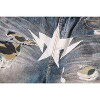 BAPE STA FAKE PRINT RELAXED FIT SHORTS MENS