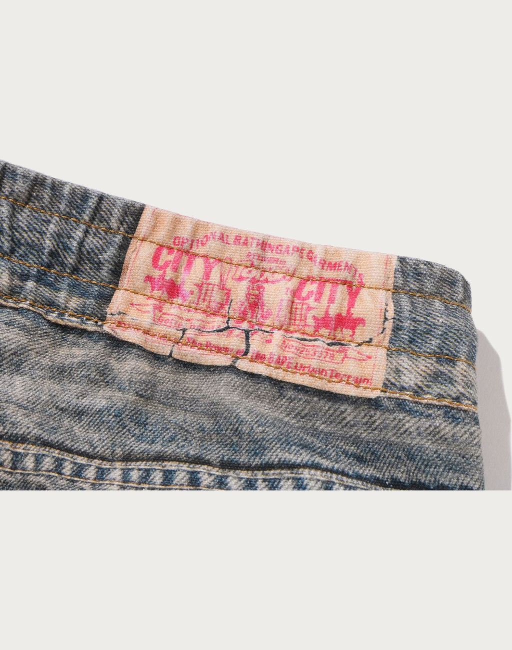 BAPE STA FAKE PRINT RELAXED FIT SHORTS MENS