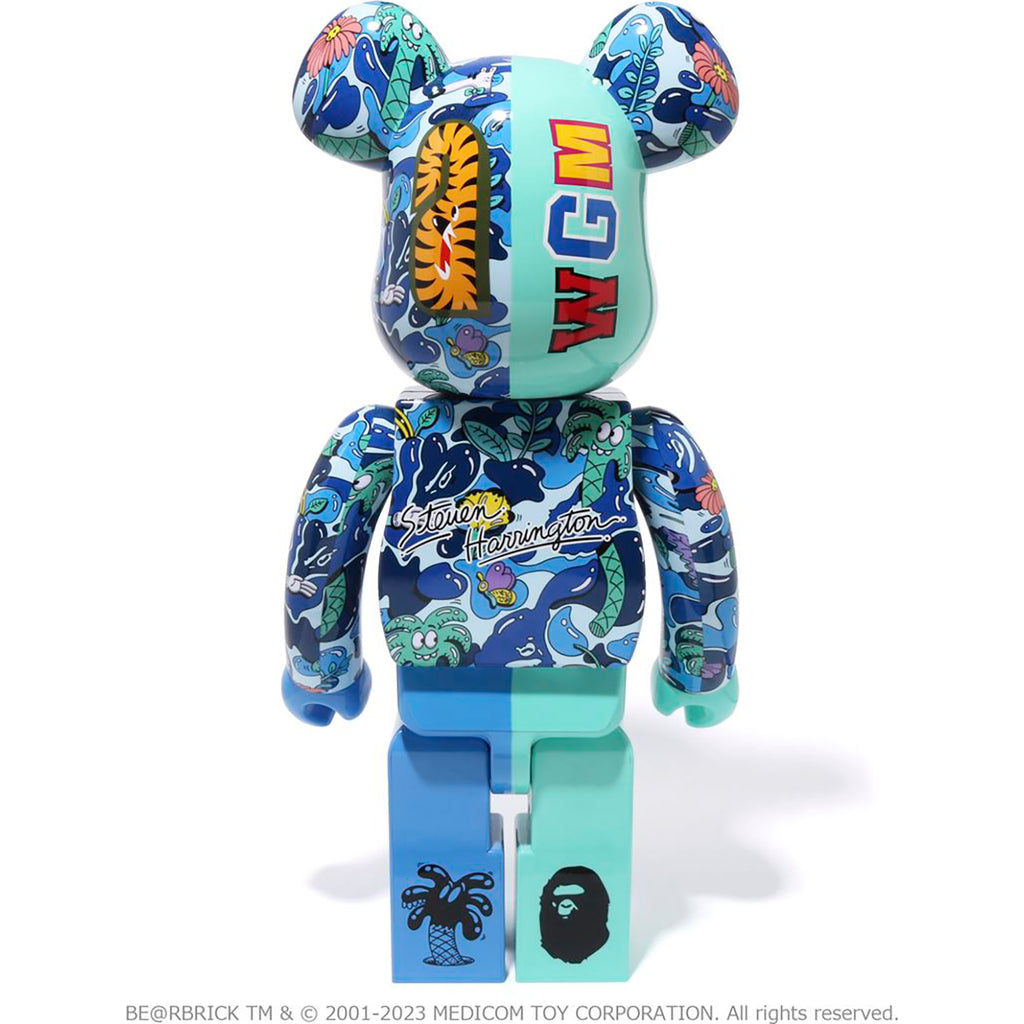 BAPE X STEVEN HARRINGTON SHARK BE@RBRICK 1000% | us.bape.com