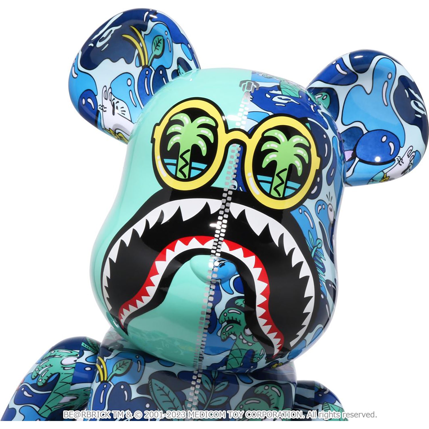 【新品新作登場】BE@RBRICK BAPE CAMO SHARK 1000% GOLD / SILVER 2体セット キューブリック、ベアブリック