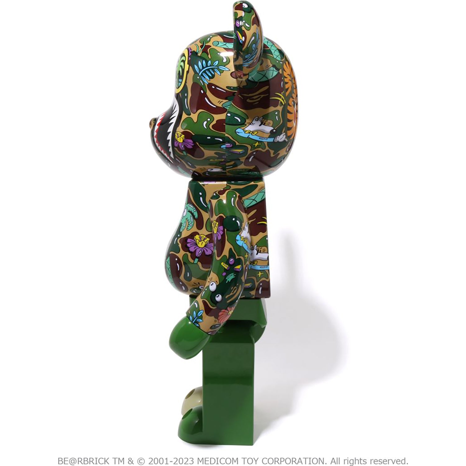 BAPE X STEVEN HARRINGTON SHARK BE@RBRICK 1000% – us.bape.com