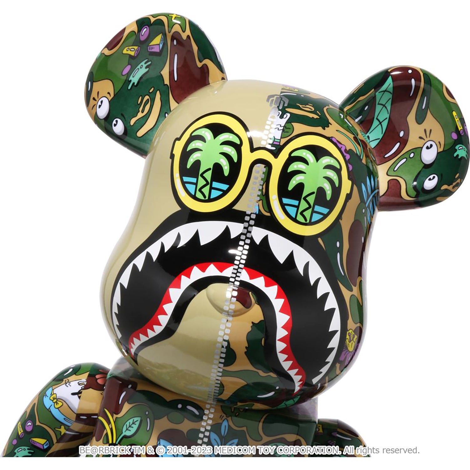 BAPE X STEVEN HARRINGTON SHARK BE@RBRICK 1000% – us.bape.com