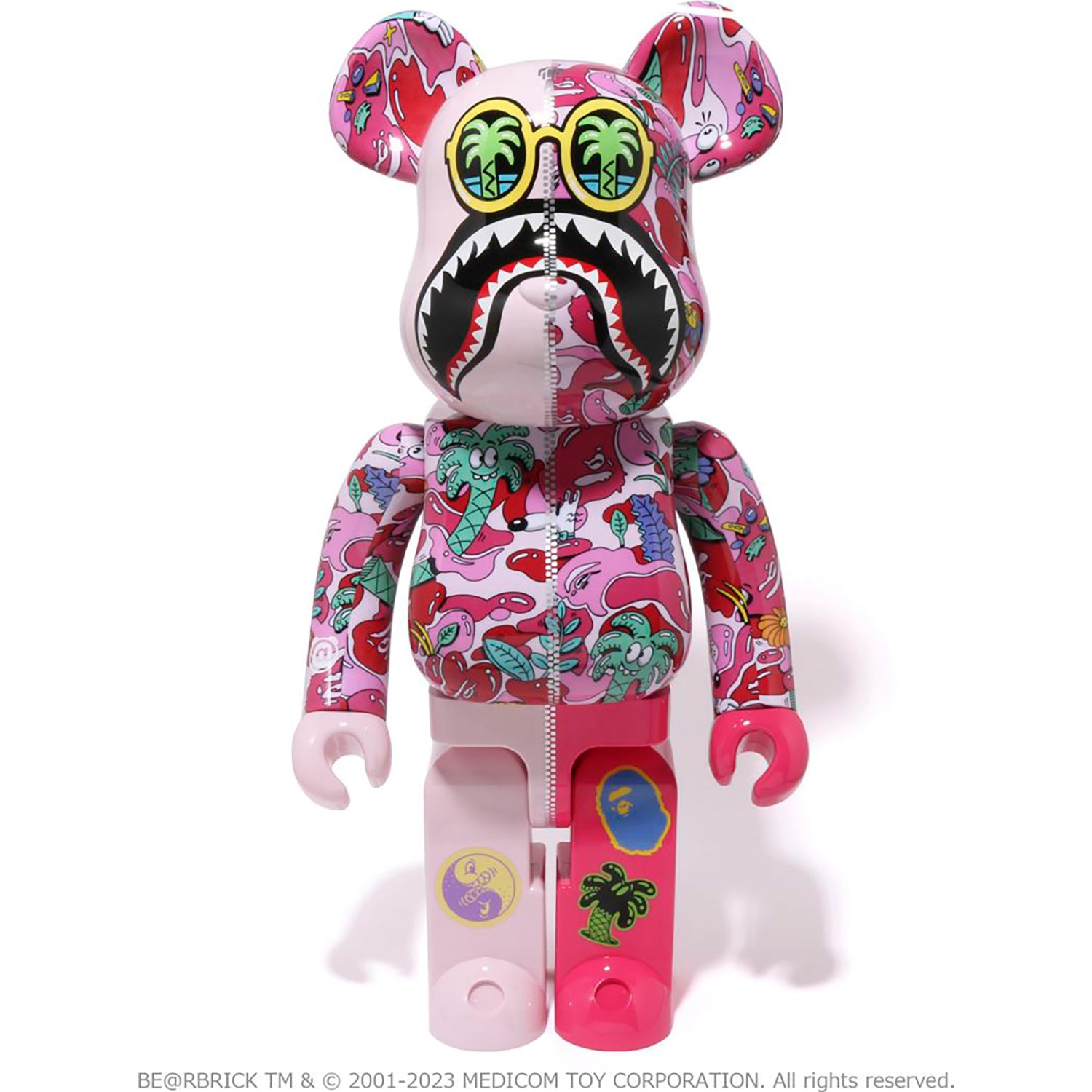 BAPE X STEVEN HARRINGTON SHARK BE@RBRICK 1000% – us.bape.com