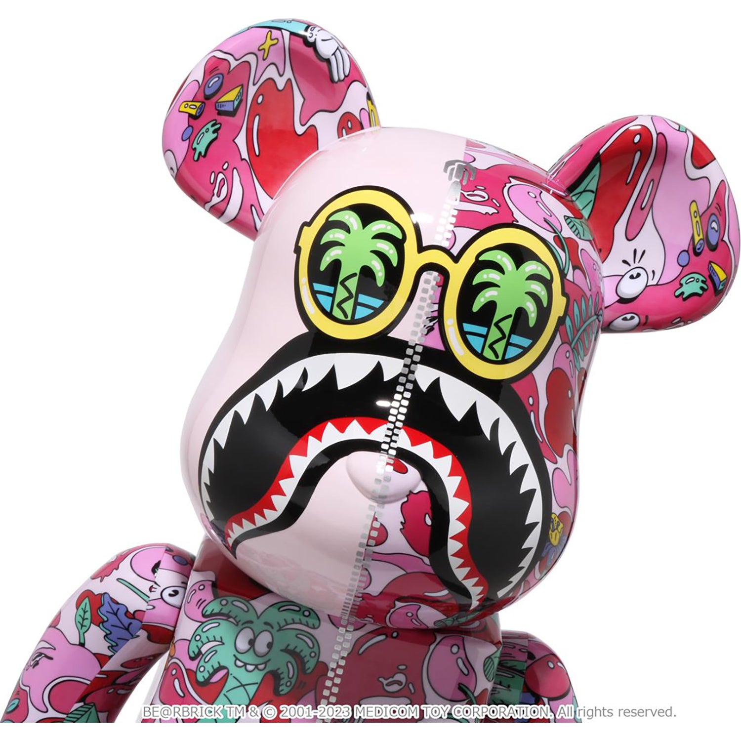 新品登場新品　1000％　BE@RBRICK BAPE SHARK ベアブリック キャラクターグッズ