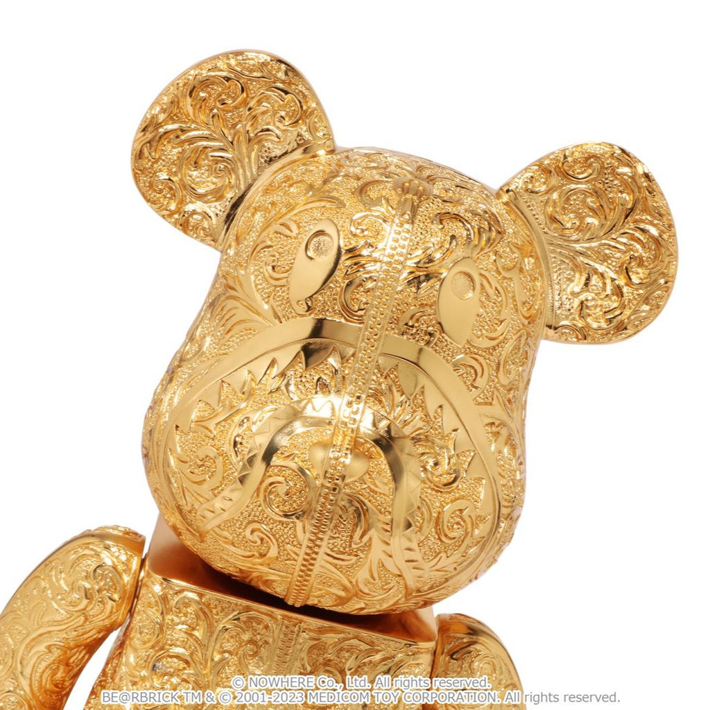 Bearbrick x Royal Selangor x BAPE Shark 400% Gold - US