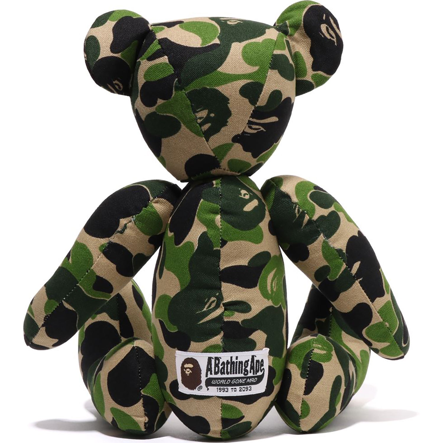 ABC CAMO BEAR PLUSH DOLL 35CM