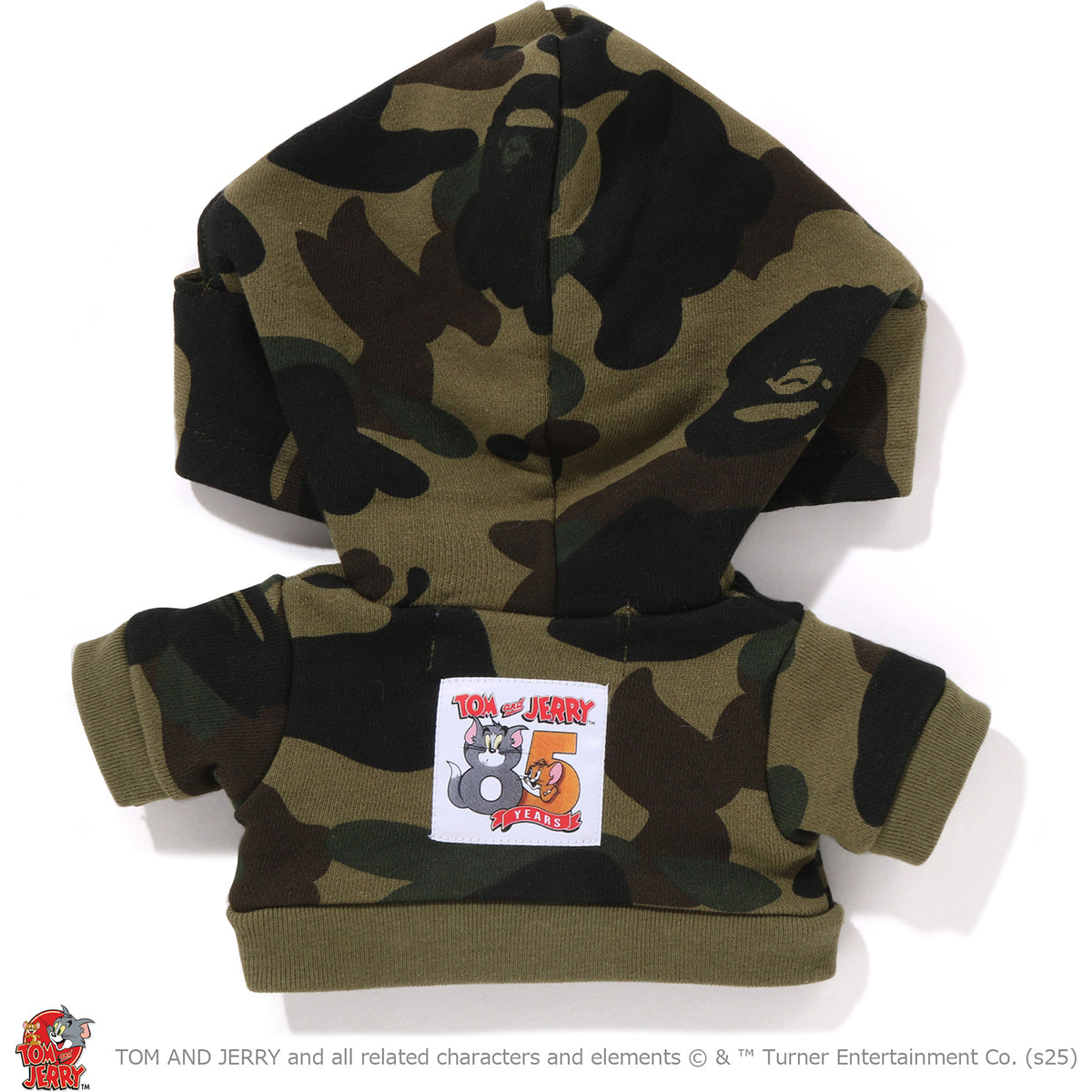 BAPE X TOM AND JERRY 85TH - 1ST CAMO HOODIE DOLL SET