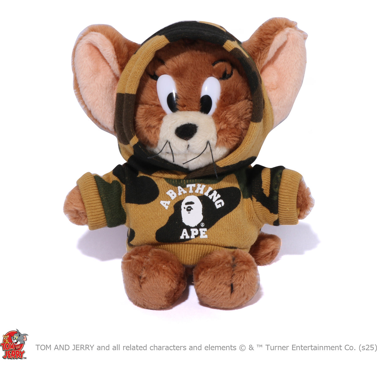 BAPE X TOM AND JERRY 85TH - 1ST CAMO HOODIE DOLL SET