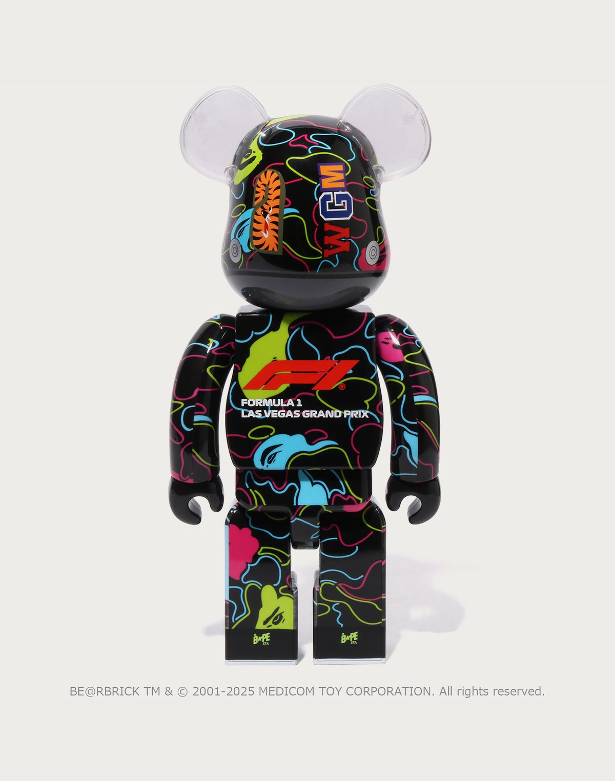BAPE X F1 LAS VEGAS BE@RBRICK 100%&400%