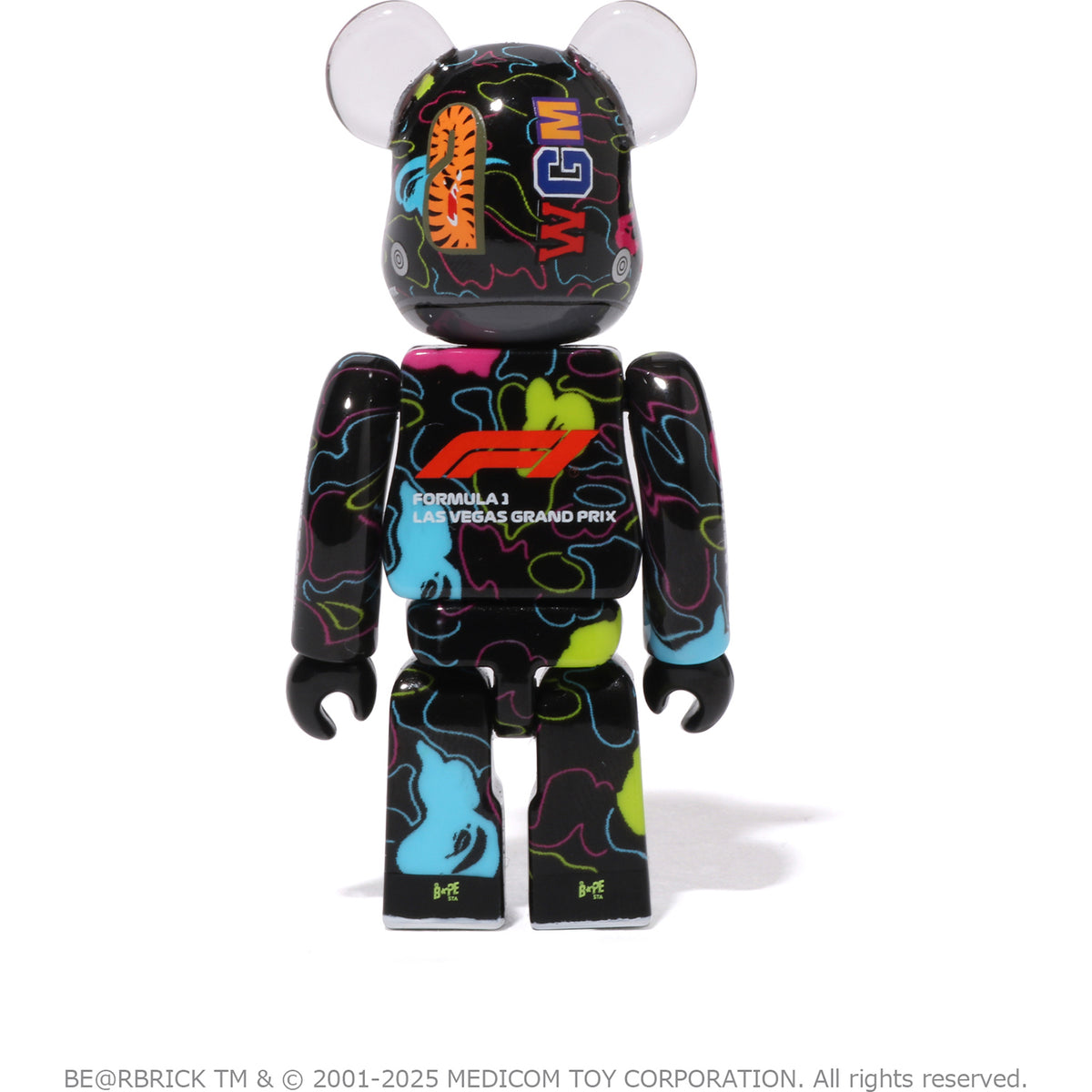 BAPE X F1 LAS VEGAS BE@RBRICK 100%&400%