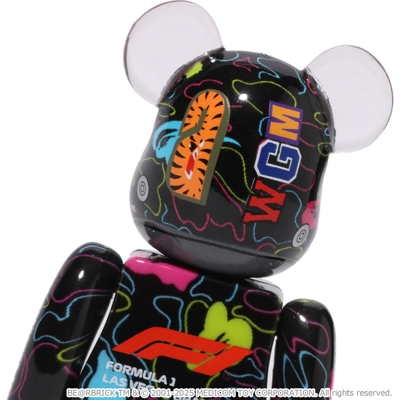 BAPE X F1 LAS VEGAS BE@RBRICK 100%&400%