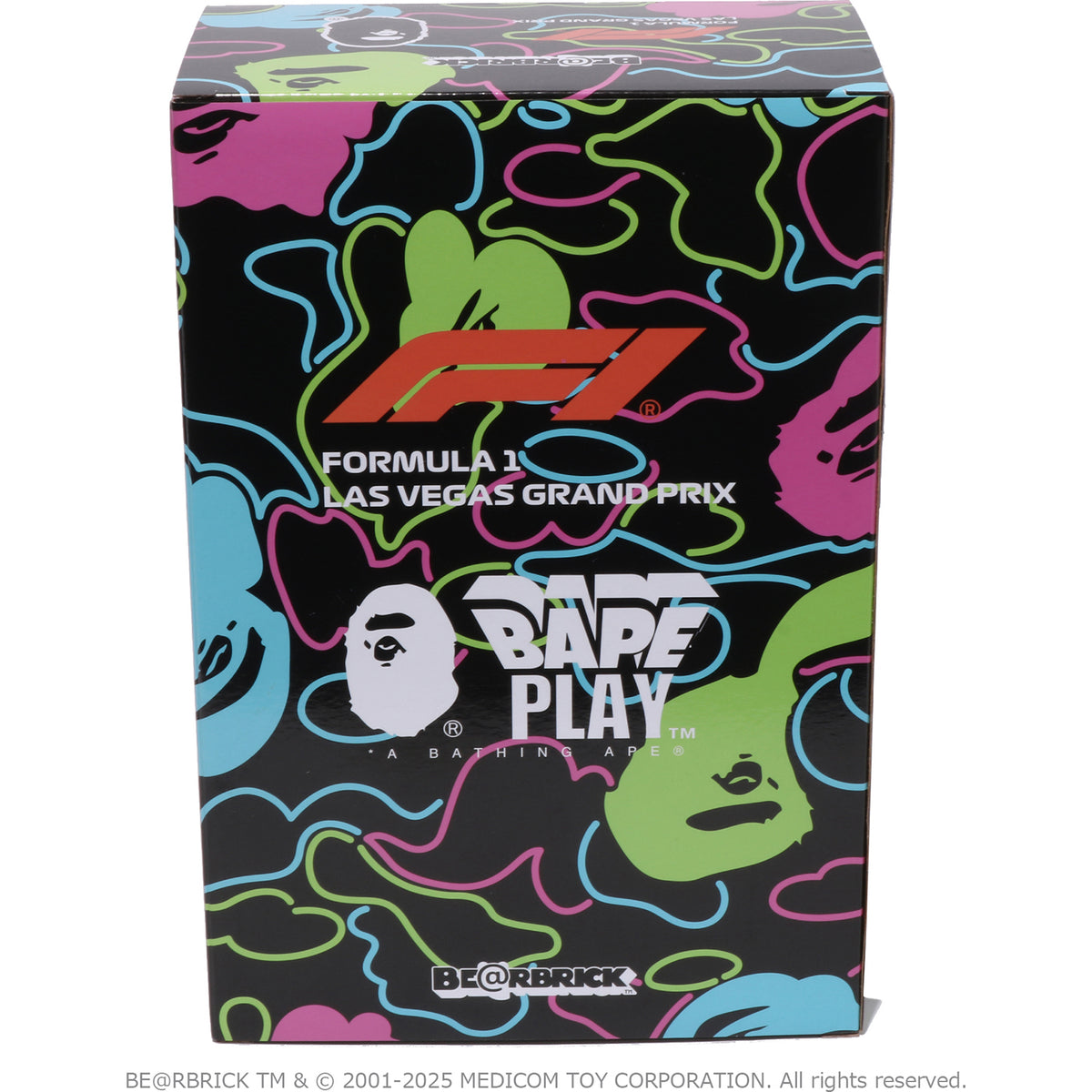 BAPE X F1 LAS VEGAS BE@RBRICK 100%&400%