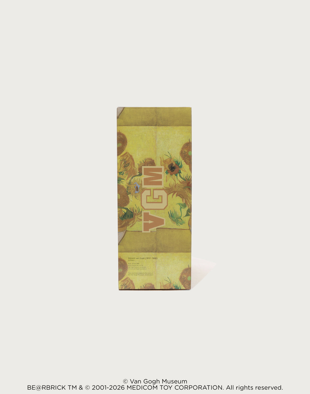 BAPE X VGM - SUNFLOWERS SHARK BE@RBRICK 100%&400%