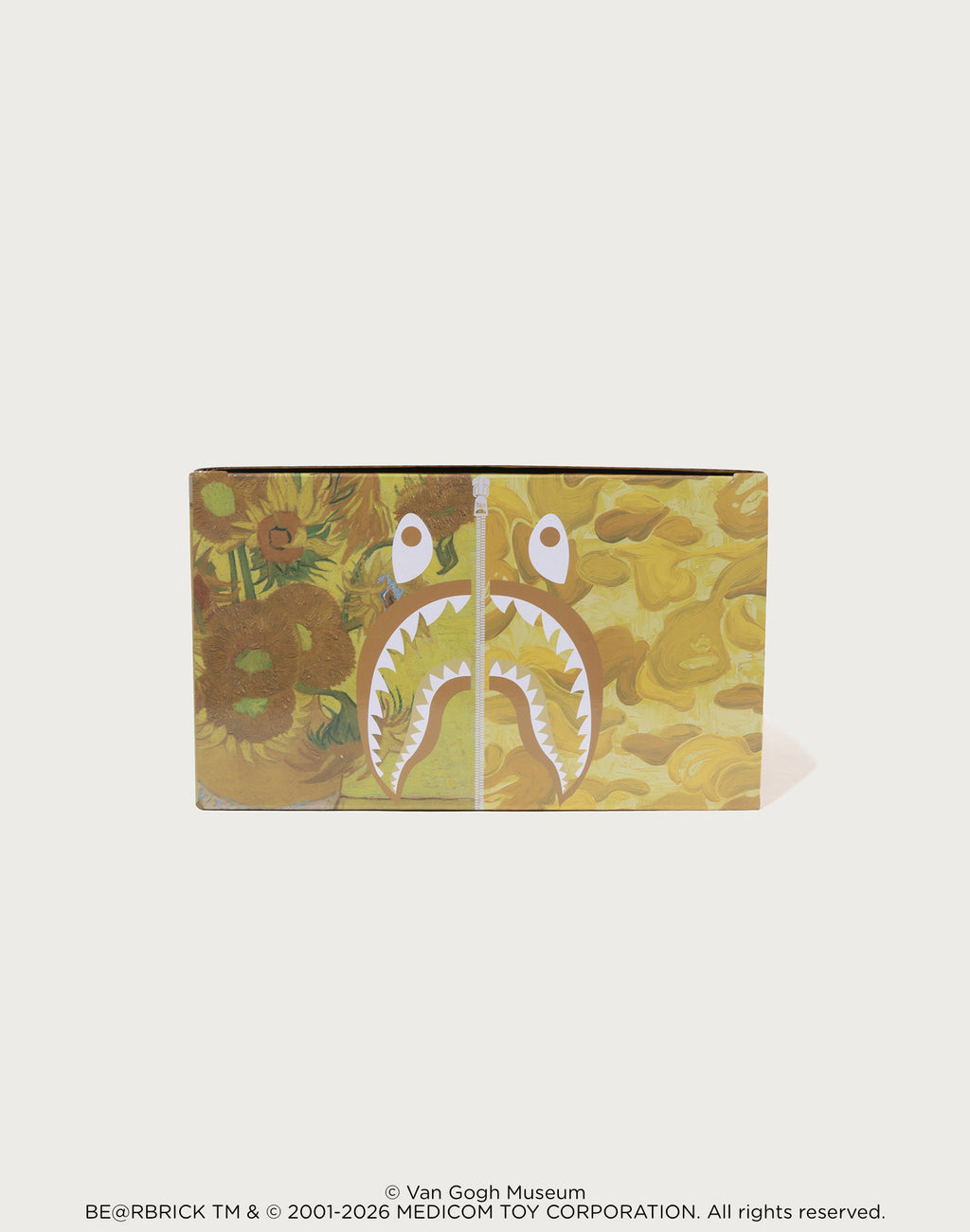 BAPE X VGM - SUNFLOWERS SHARK BE@RBRICK 100%&400%
