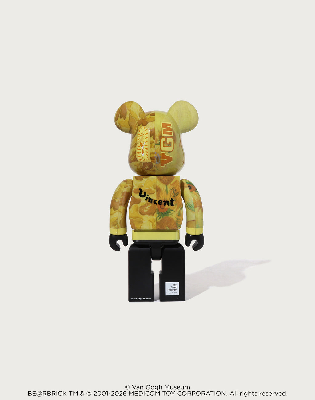 BAPE X VGM - SUNFLOWERS SHARK BE@RBRICK 100%&400%