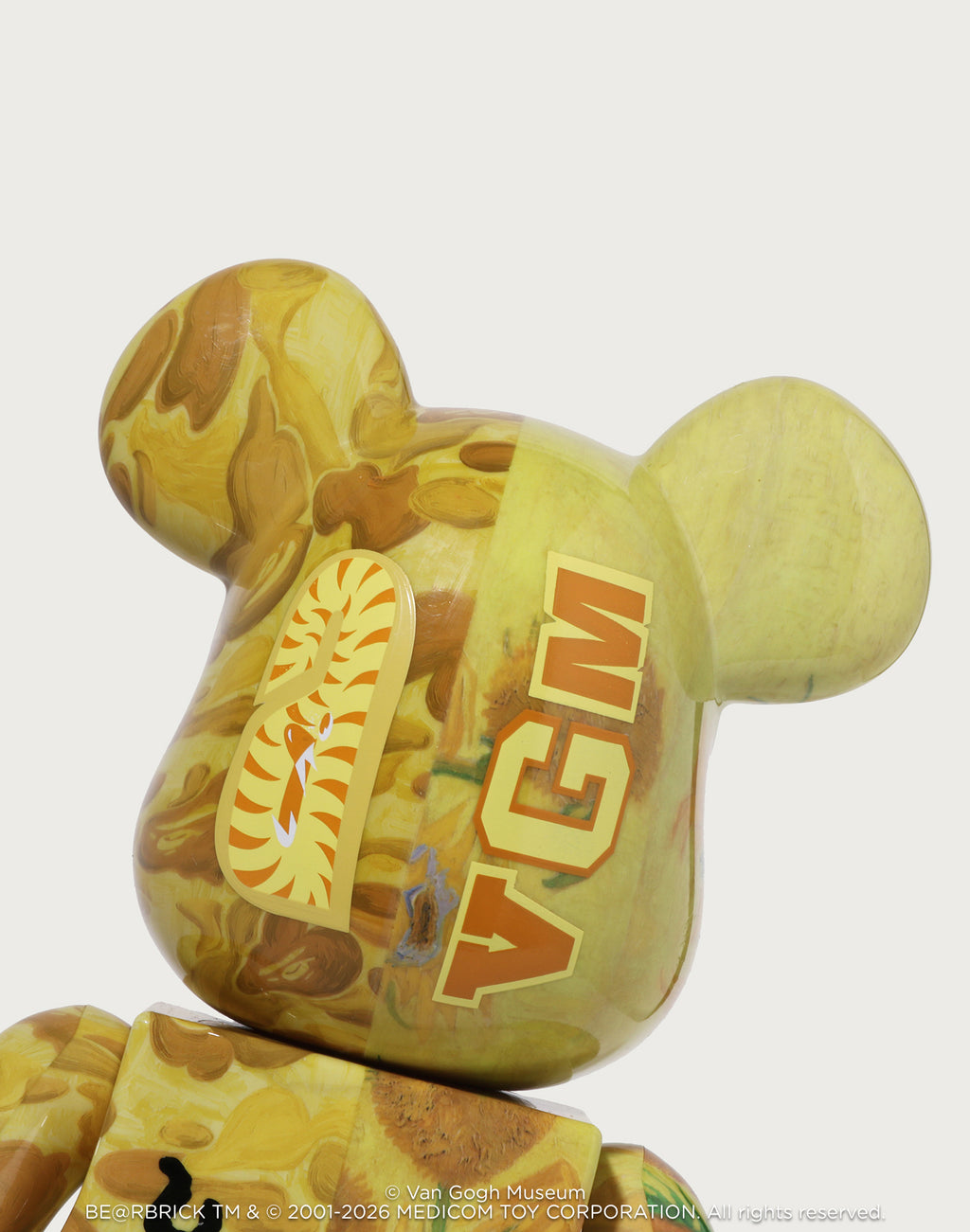 BAPE X VGM - SUNFLOWERS SHARK BE@RBRICK 100%&400%