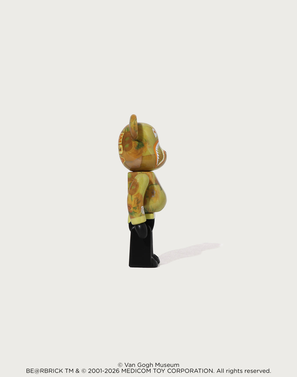 BAPE X VGM - SUNFLOWERS SHARK BE@RBRICK 100%&400%