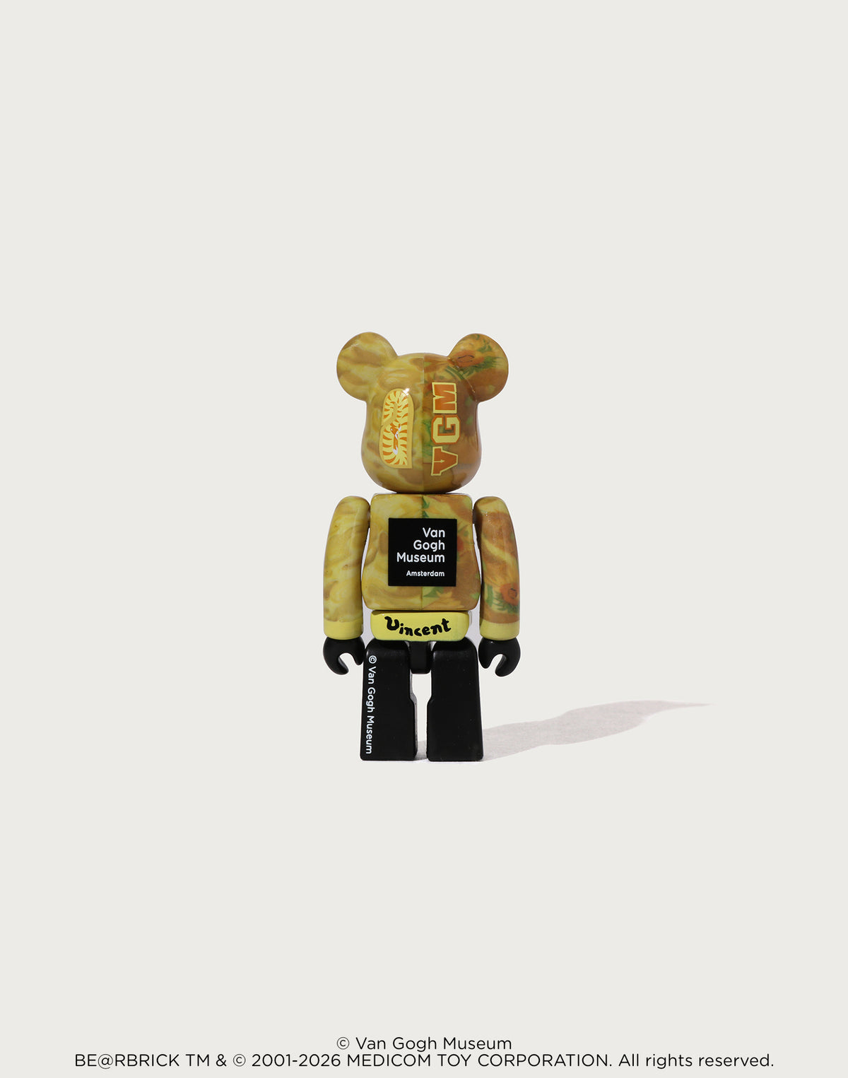 BAPE X VGM - SUNFLOWERS SHARK BE@RBRICK 100%&400%