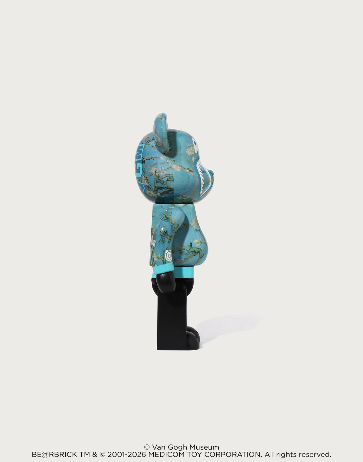 BAPE X VGM - ALMOND BLOSSOM SHARK BE@RBRICK 100%&400%