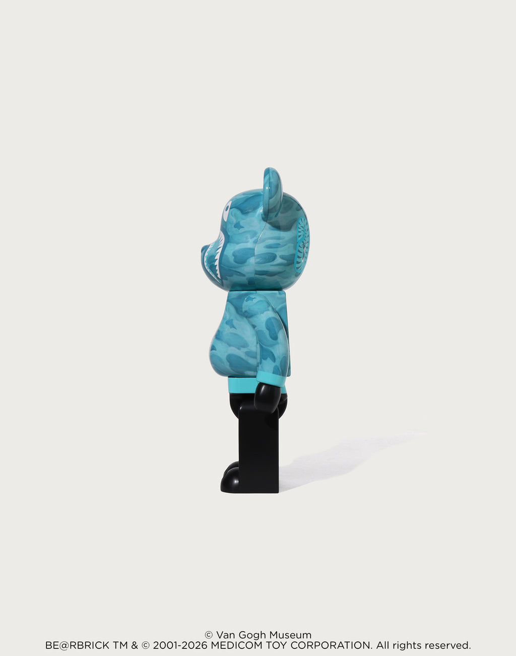 BAPE X VGM - ALMOND BLOSSOM SHARK BE@RBRICK 100%&400%