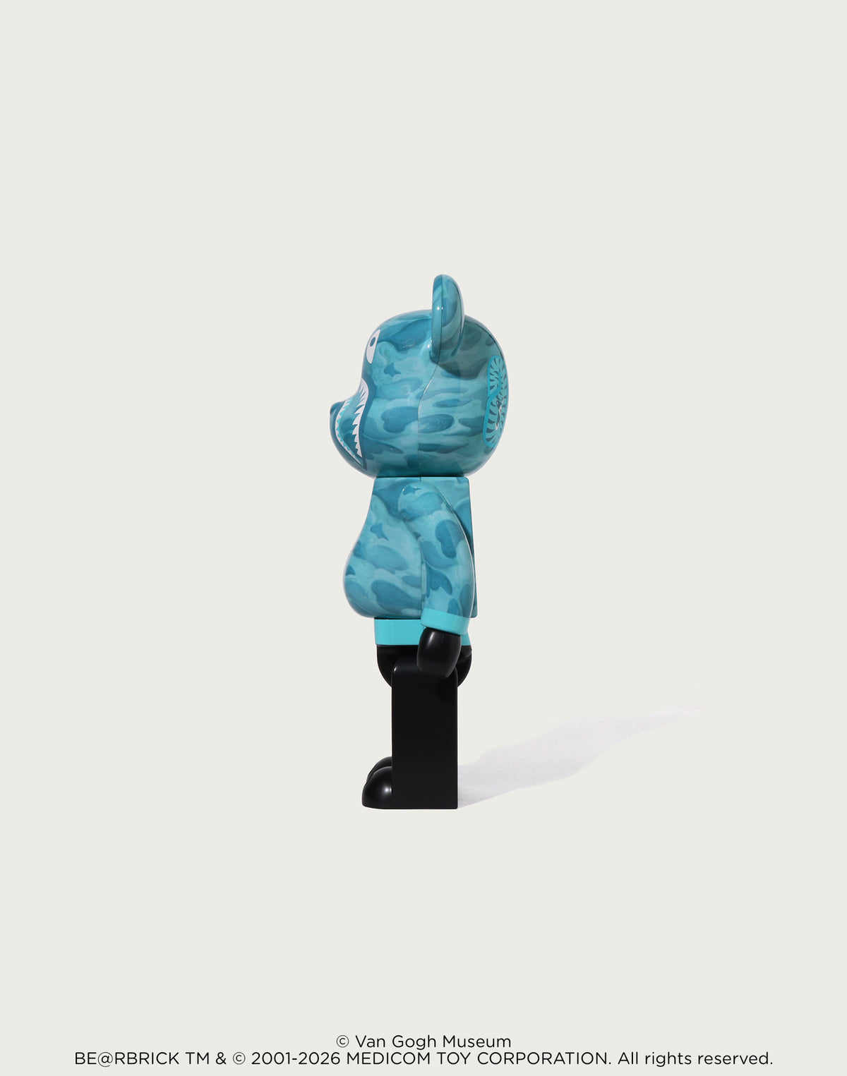 BAPE X VGM - ALMOND BLOSSOM SHARK BE@RBRICK 100%&400%