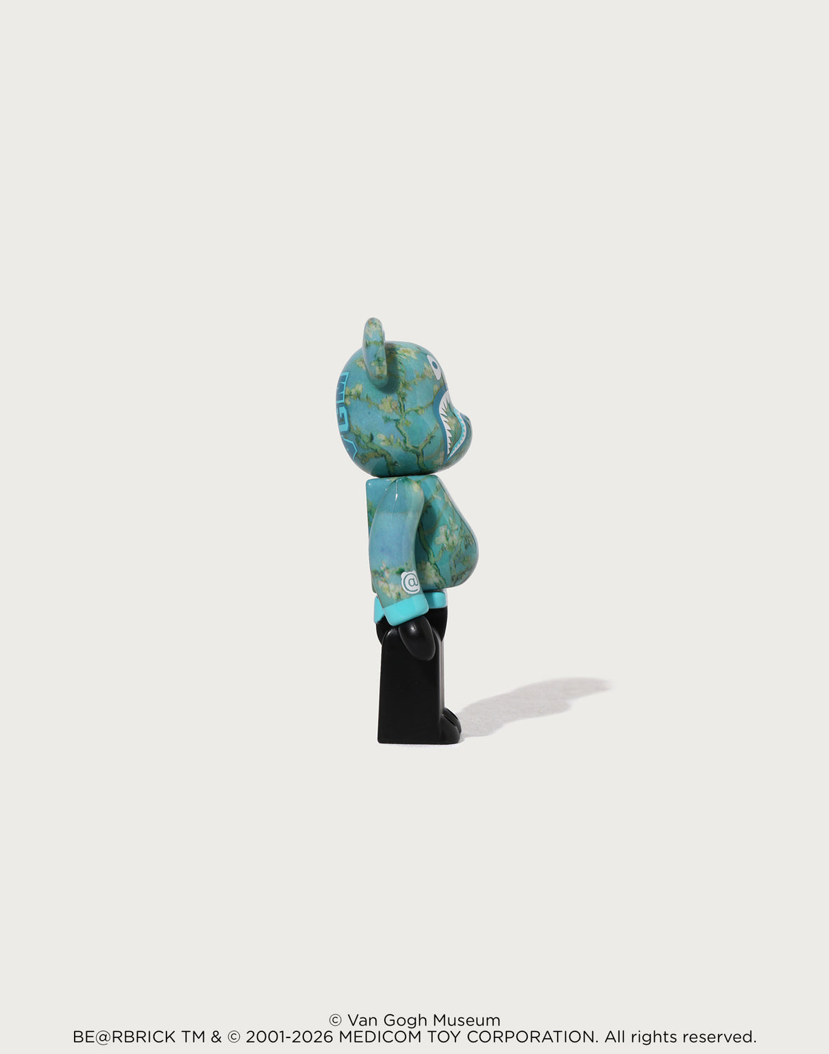 BAPE X VGM - ALMOND BLOSSOM SHARK BE@RBRICK 100%&400%