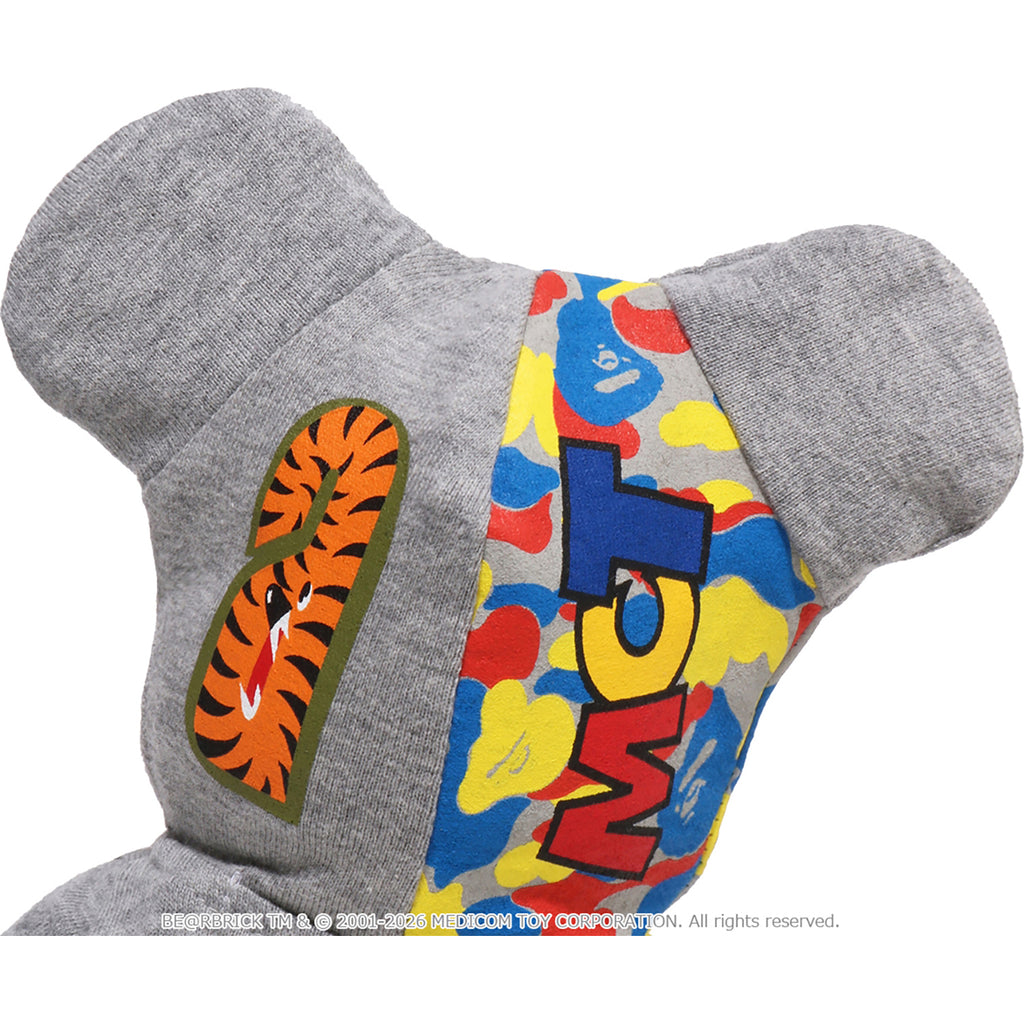 BAPE X MEDICOM TOY 30TH ANNIV. SHARK HOODIE BE@RBRICK 100%&400%